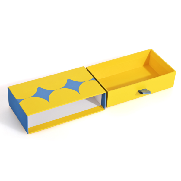 modern drawer style chocolate packaging box multi compartment open view Holidaypacfactory