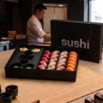 premium black sushi box for restaurant omakase presentation Holidaypacfactory