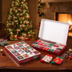 custom 24 day Christmas sock advent calendar gift box Holidaypacfactory