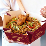 custom hexagon takeaway box with food Holidaypacfactory