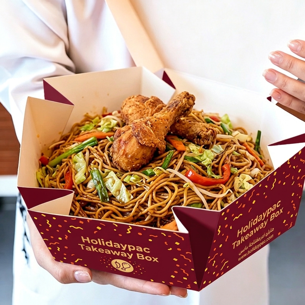 custom hexagon takeaway box with food Holidaypacfactory