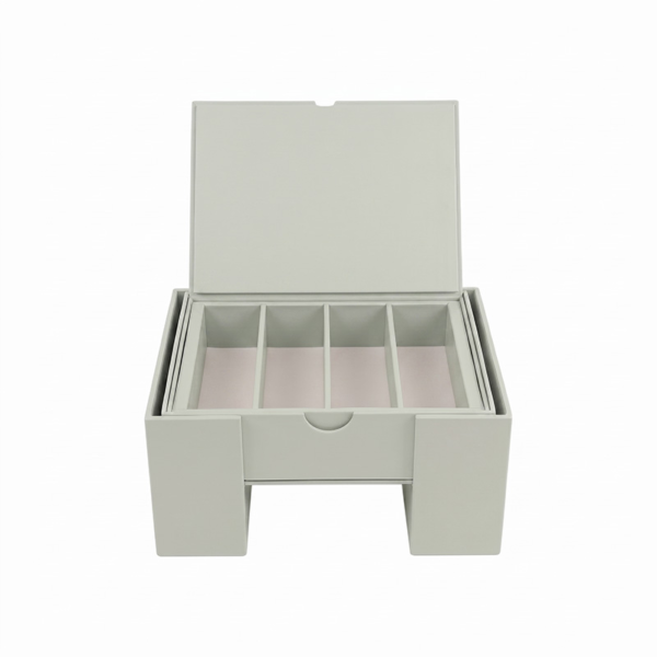 open standing dry fruits gift box with four compartment tray Holidaypacfactory