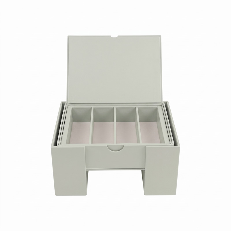 open standing dry fruits gift box with four compartment tray Holidaypacfactory