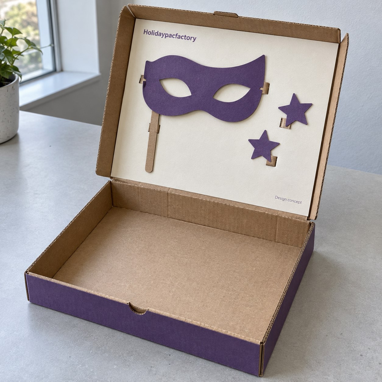 Holidaypacfactory Party Photo Prop Pizza Box Concept empty